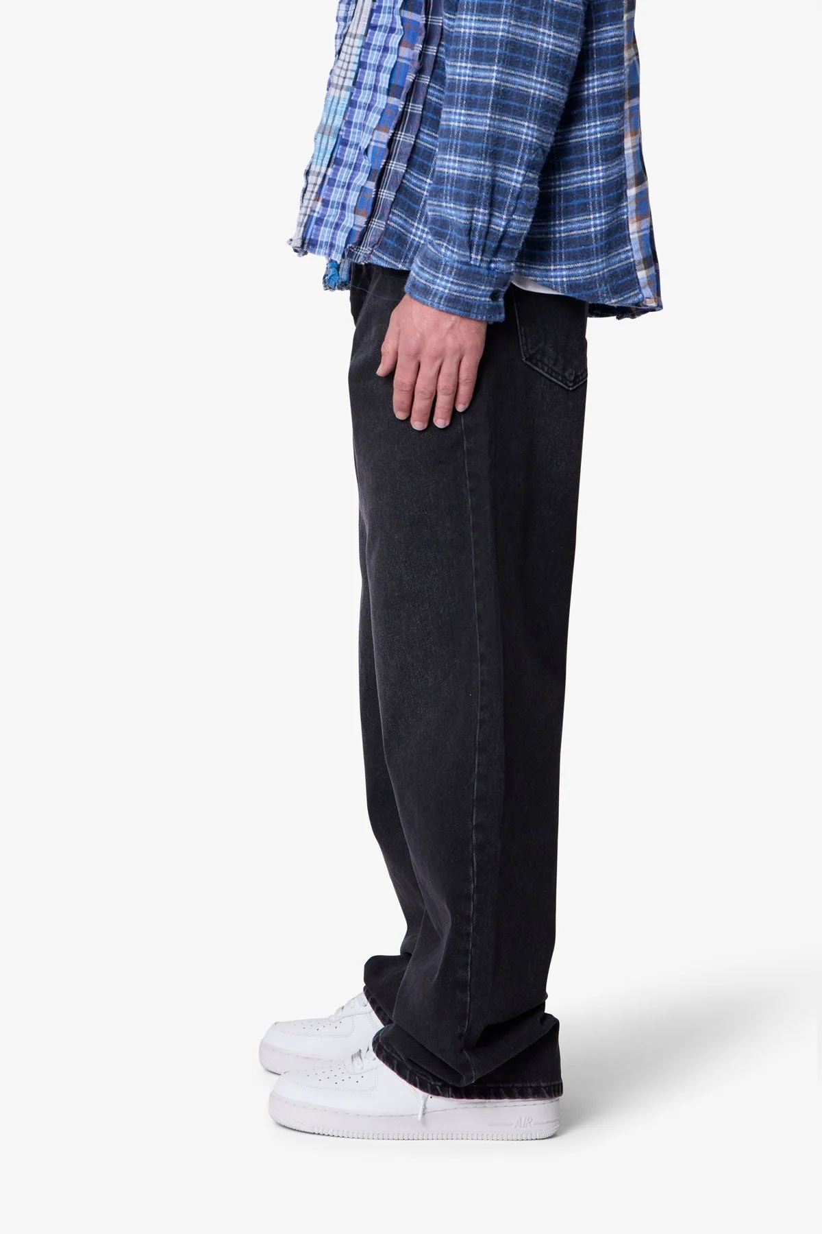 Baggy Denim - Stone Wash Black