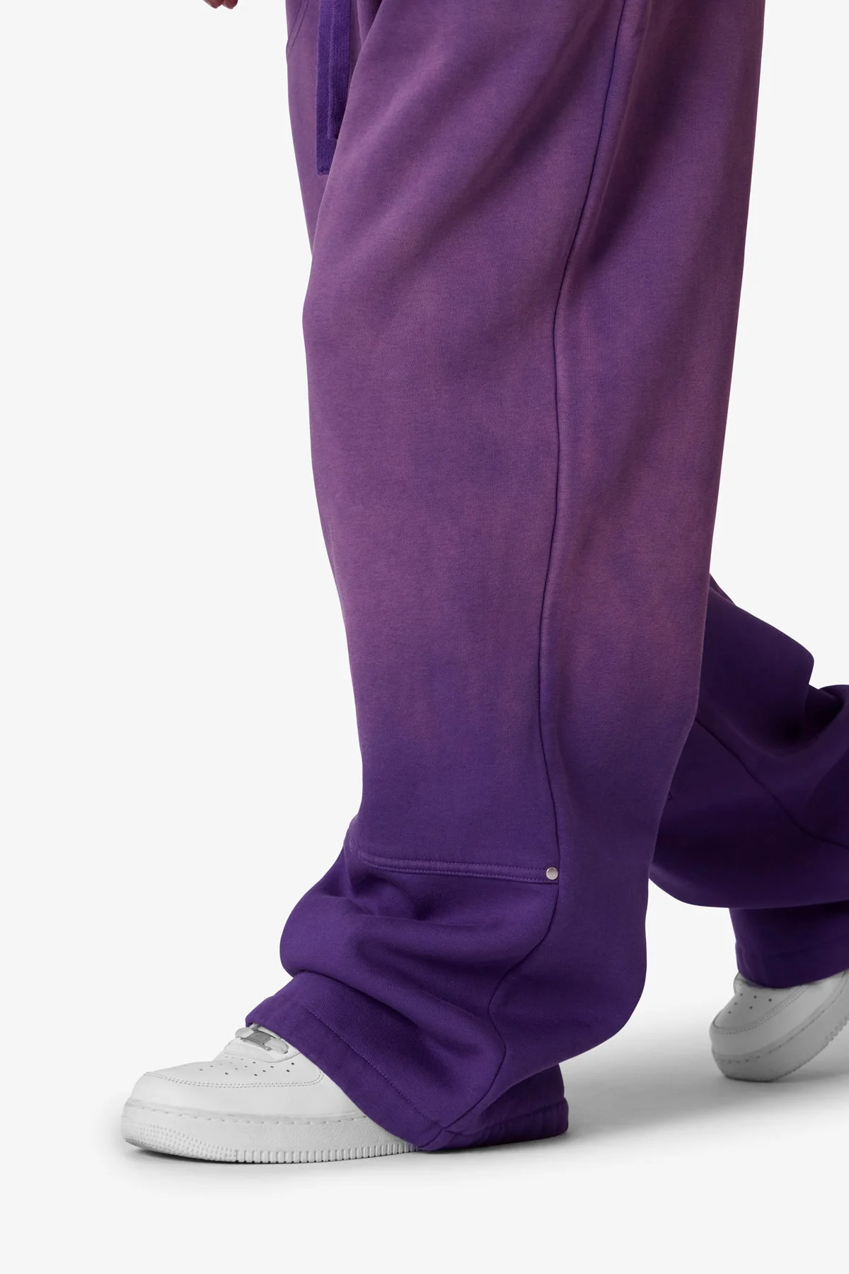 West Double Knee Sweatpants - Purple