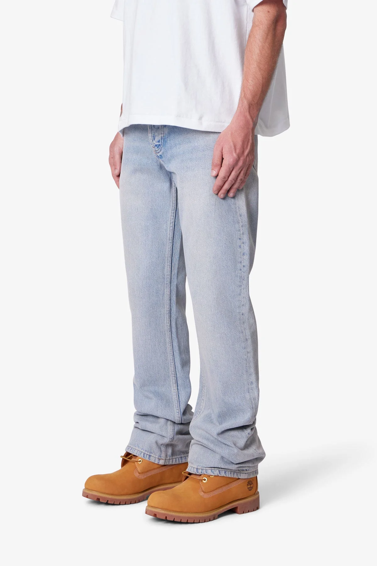 Bootcut Denim - Light Sand Washed Blue