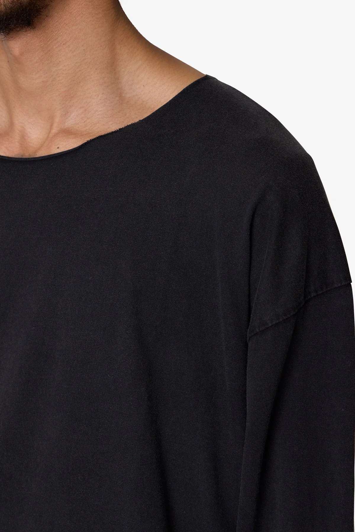 Long Sleeve Tee - Washed Black