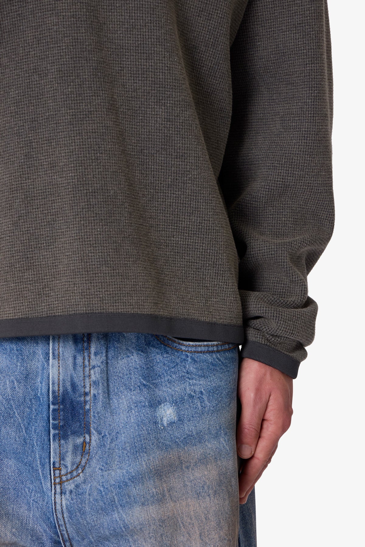 Polo Thermal L/S Shirt - Charcoal Grey