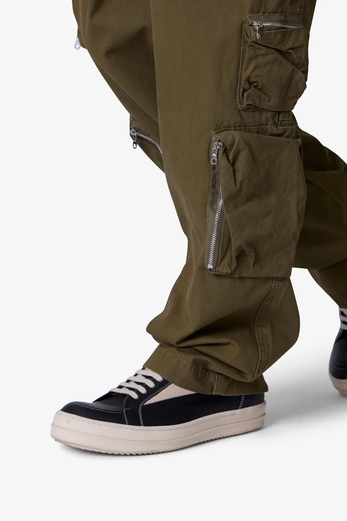 Ultra Baggy Tactical Cargo Pants - Olive
