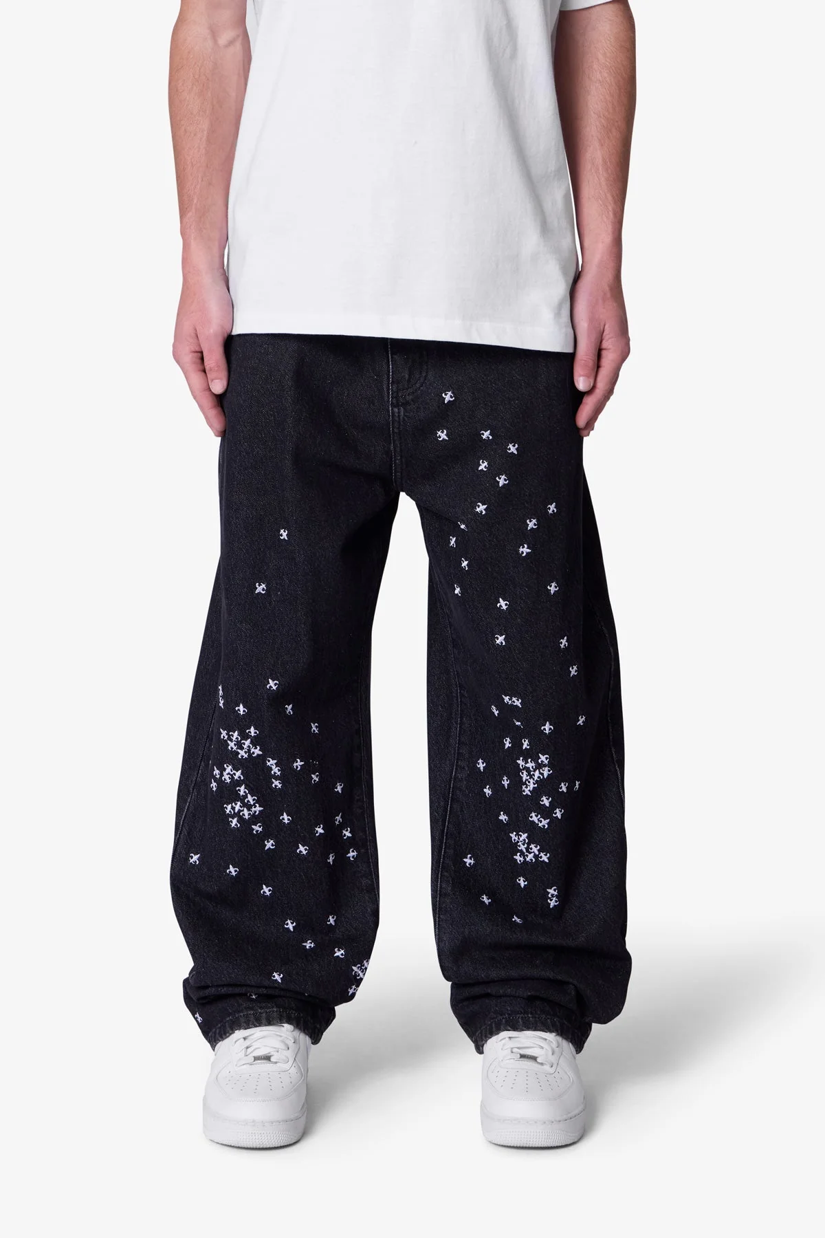 Ultra Baggy Le Fleur Denim - Black