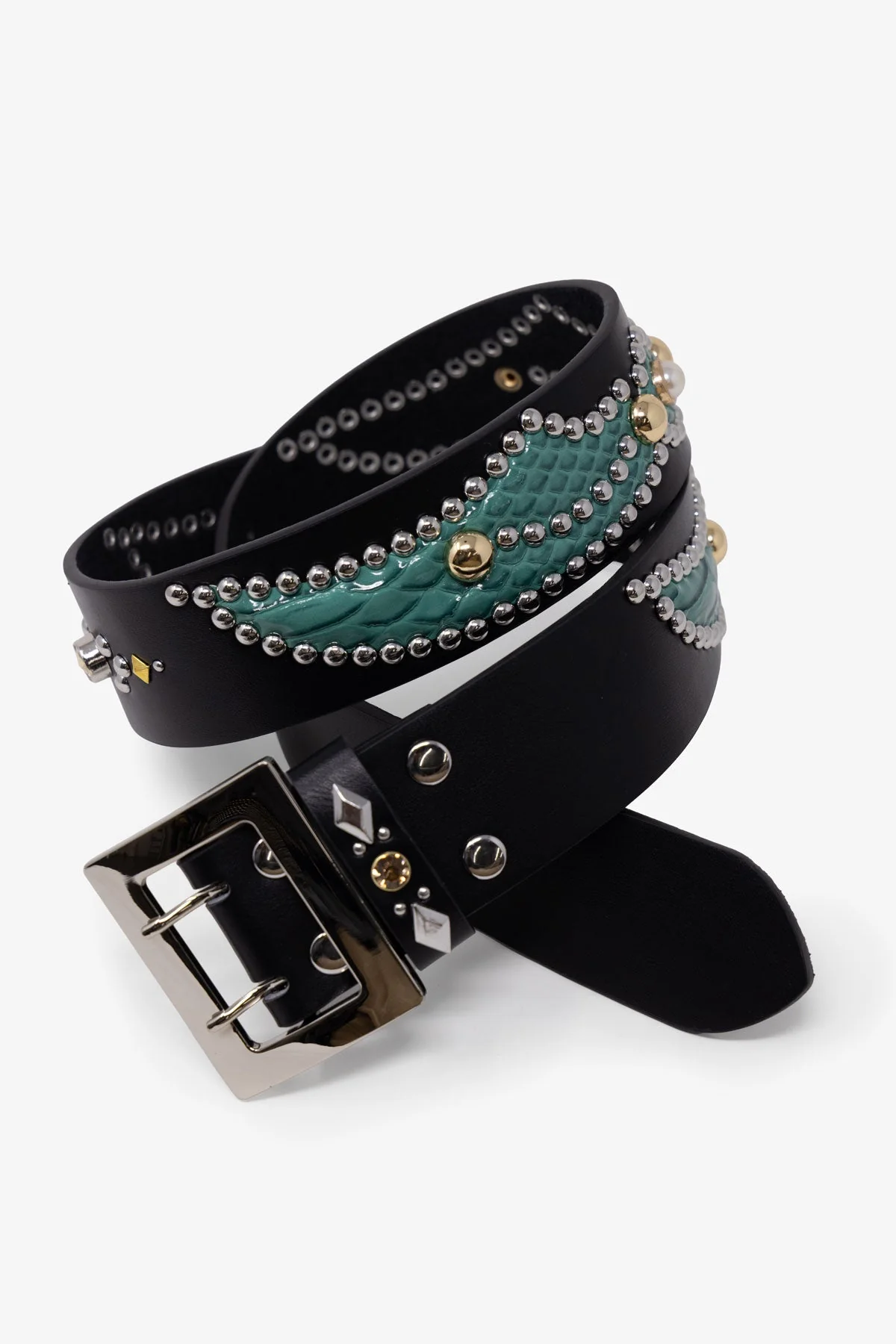 Vintage Python Belt - Black