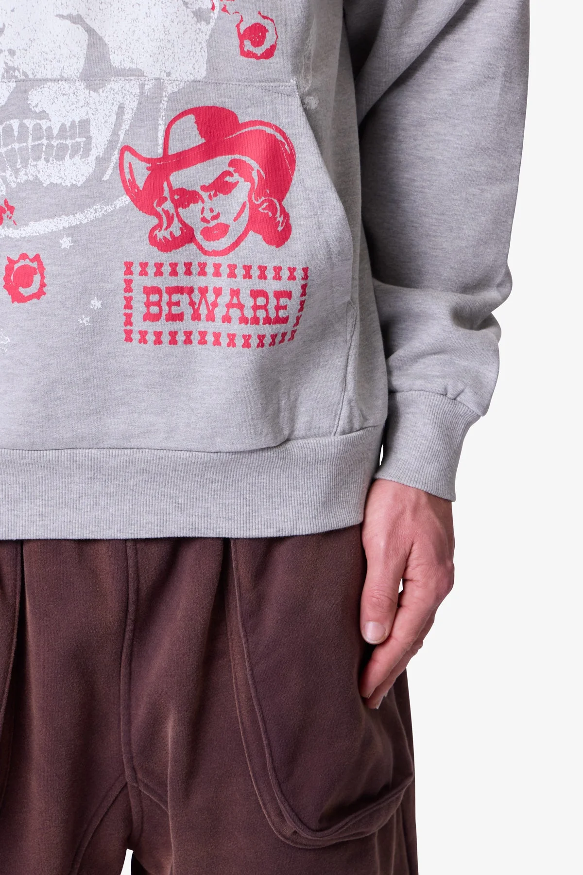 Way Out West Hoodie - Marled Grey