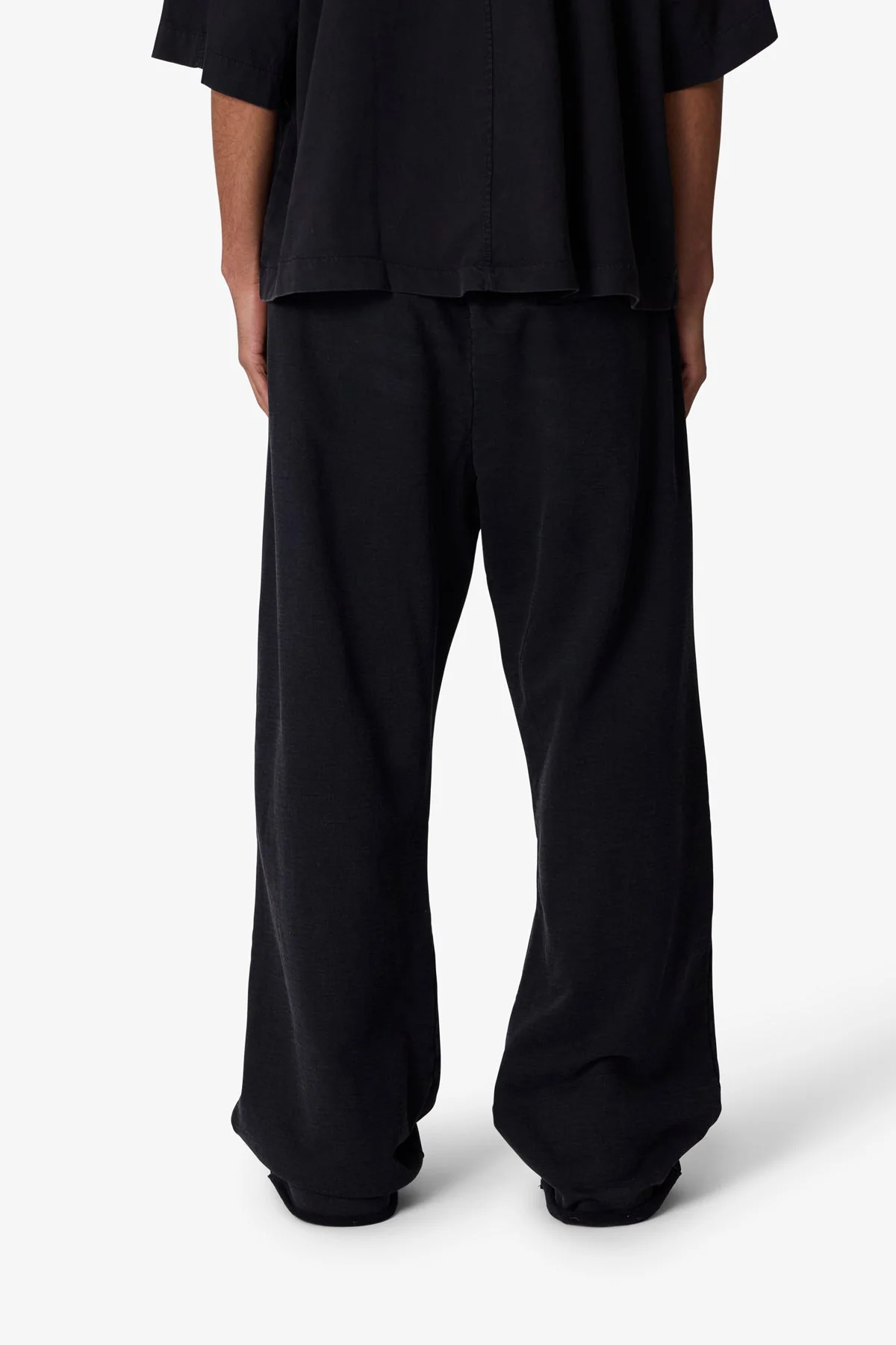 Ultra Baggy Heavy Fleece Sweatpants - Washed Black