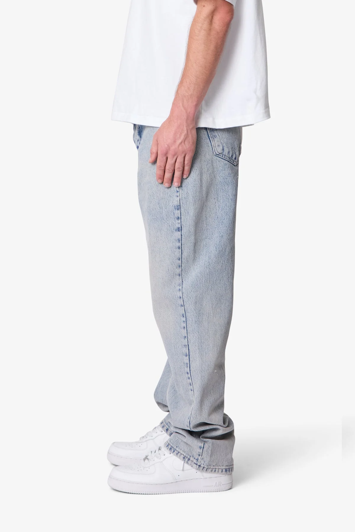 Baggy Denim - Light Sand Washed Blue