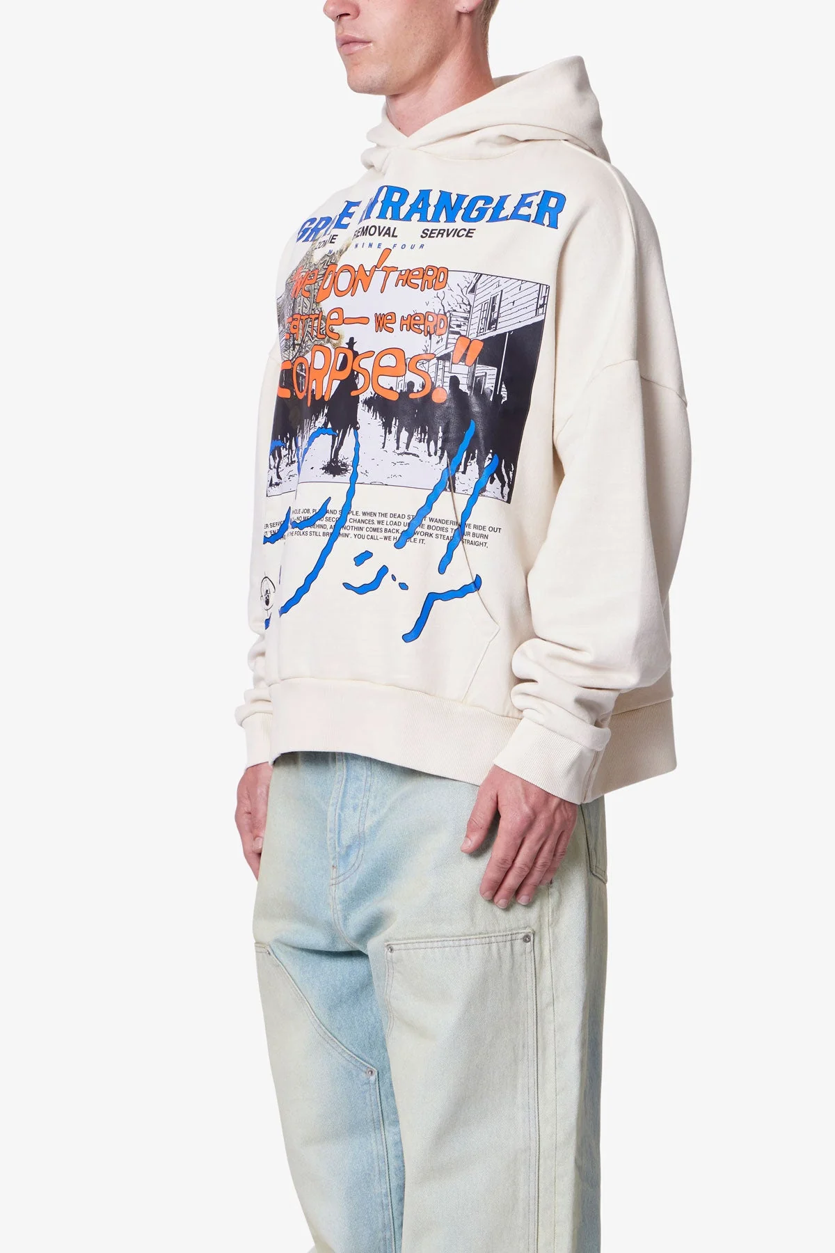 Grave Wrangler Hoodie - Off White
