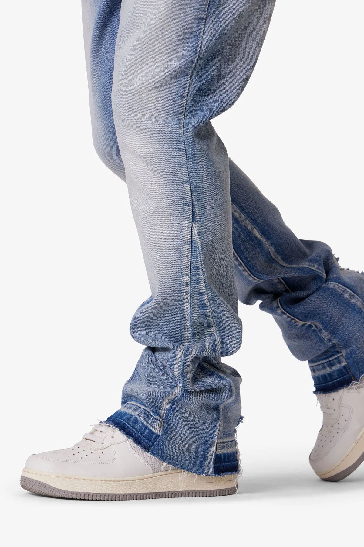 B484 Flare Denim - Blue