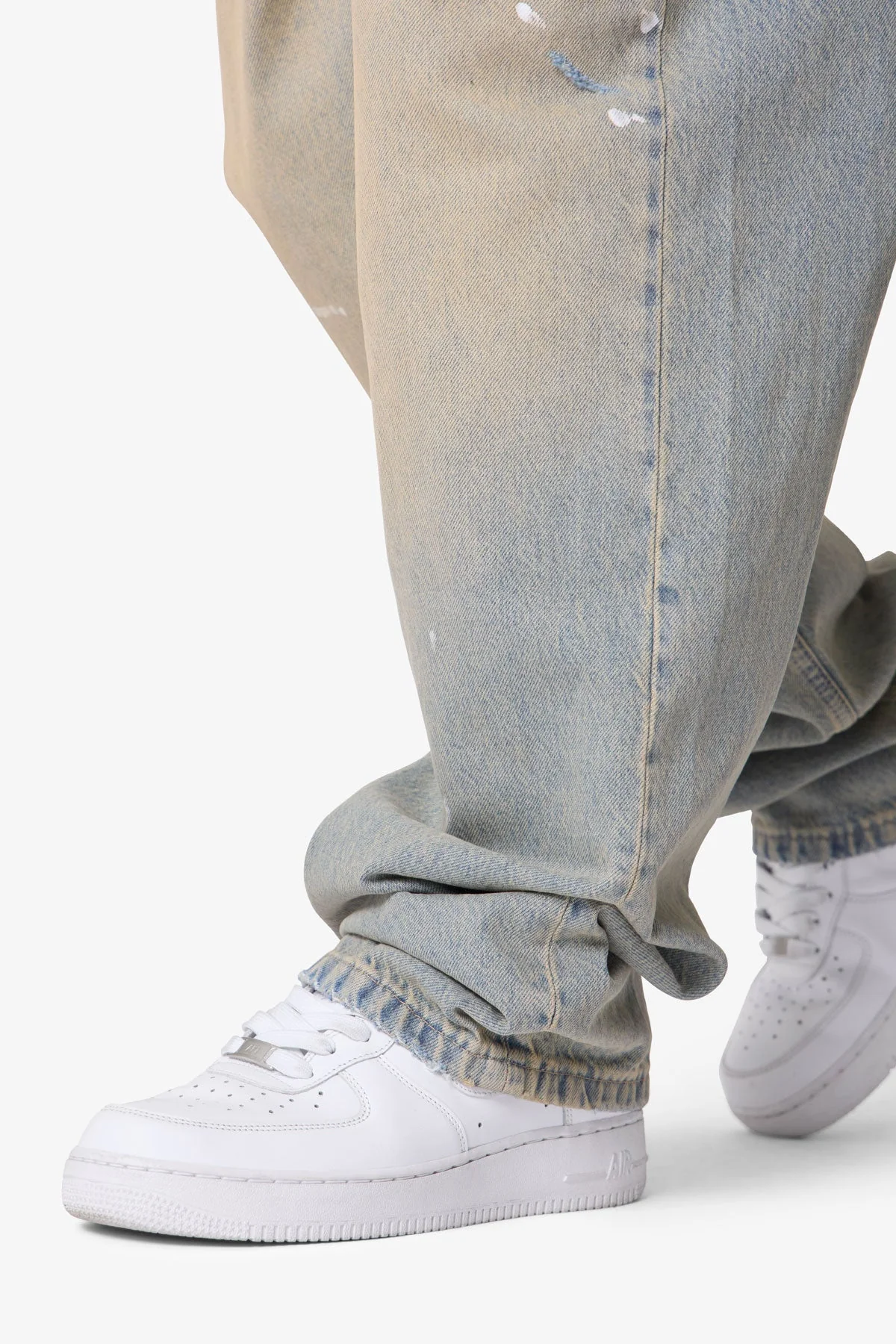 Ultra Baggy Painter Denim - Light Sand Washed Blue