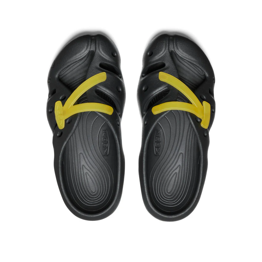 All Gender Yogeez Clog  |  Black/KEEN Yellow