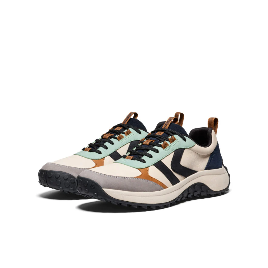 Men's KS86 Leather Sneaker  |  Granite Green/Curry