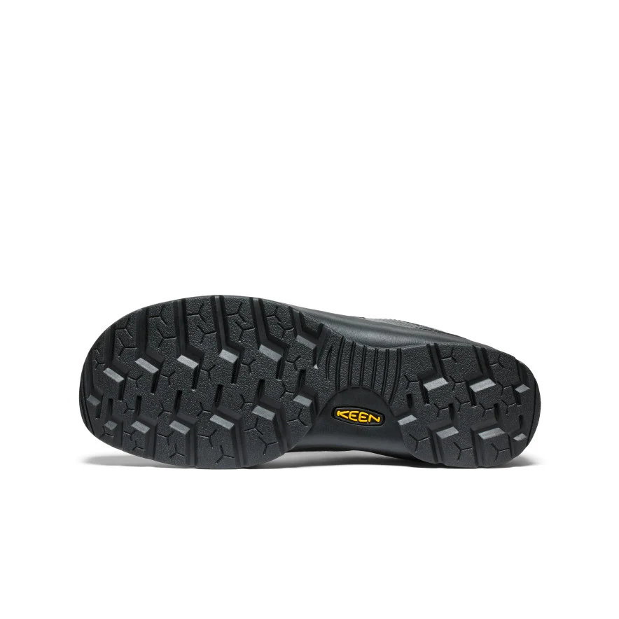 Men's Jasper Suede Sneakers  |  Black Smooth Leather