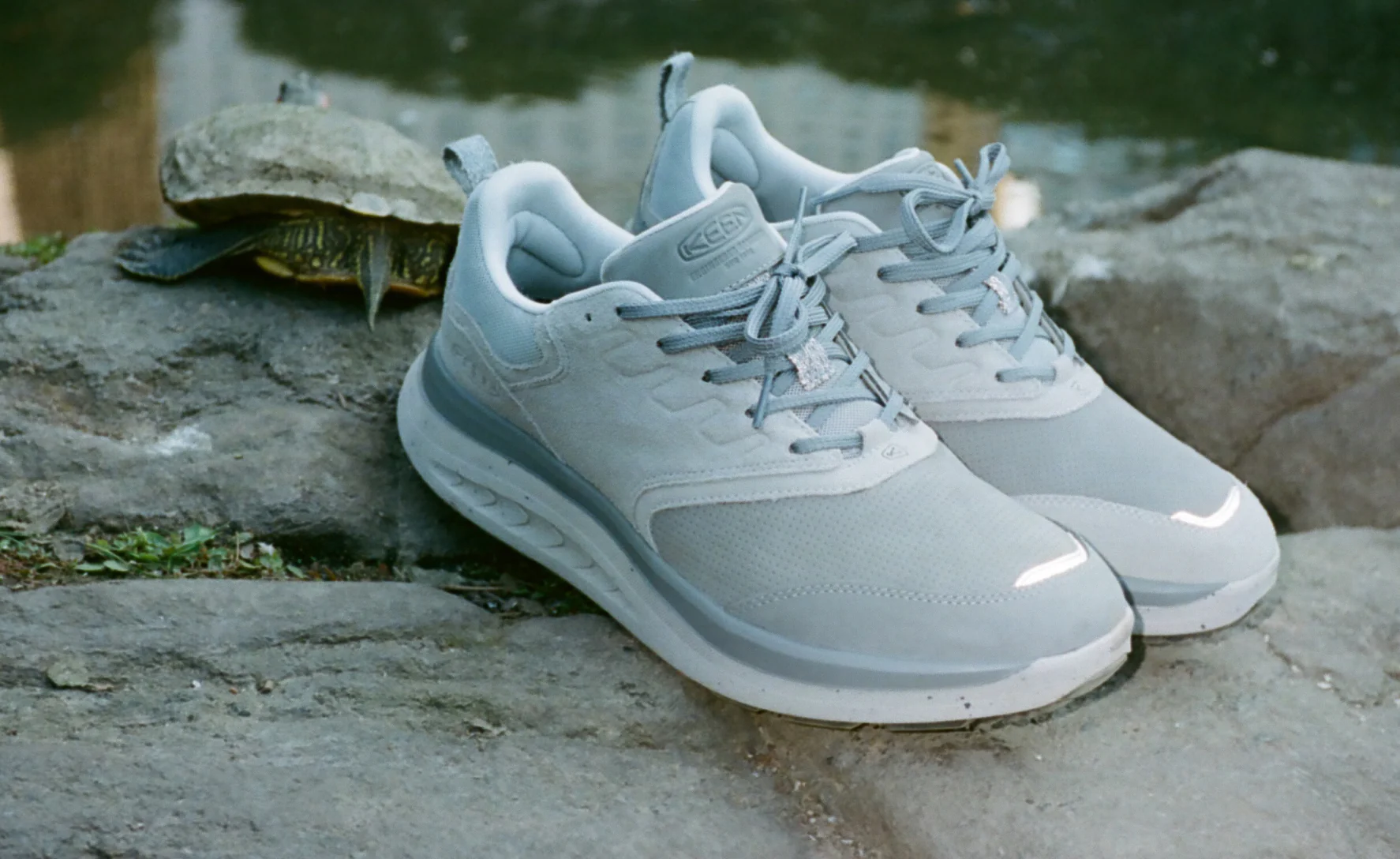 Men's WK400 Leather Walking Shoe x Engineered Garments  |  Alloy/Steel Grey