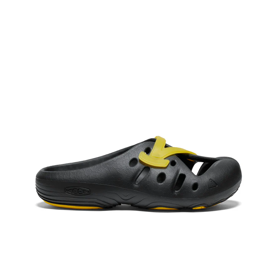 All Gender Yogeez Clog  |  Black/KEEN Yellow