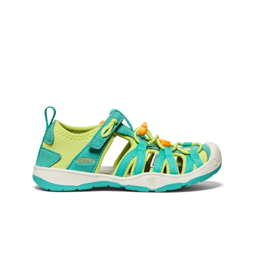 Little Kids' Moxie Sandal  |  Bright Aqua/Bright Marigold
