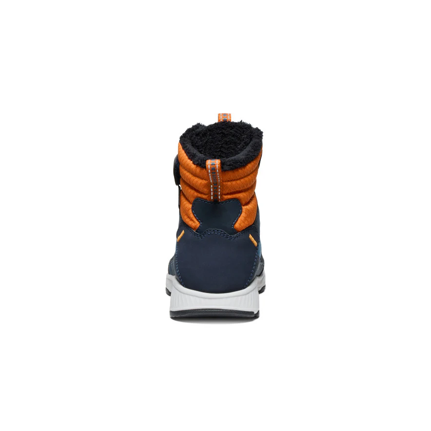 Little Kids' Skua Waterproof Winter Boot  |  Sky Captain/Gold Flame