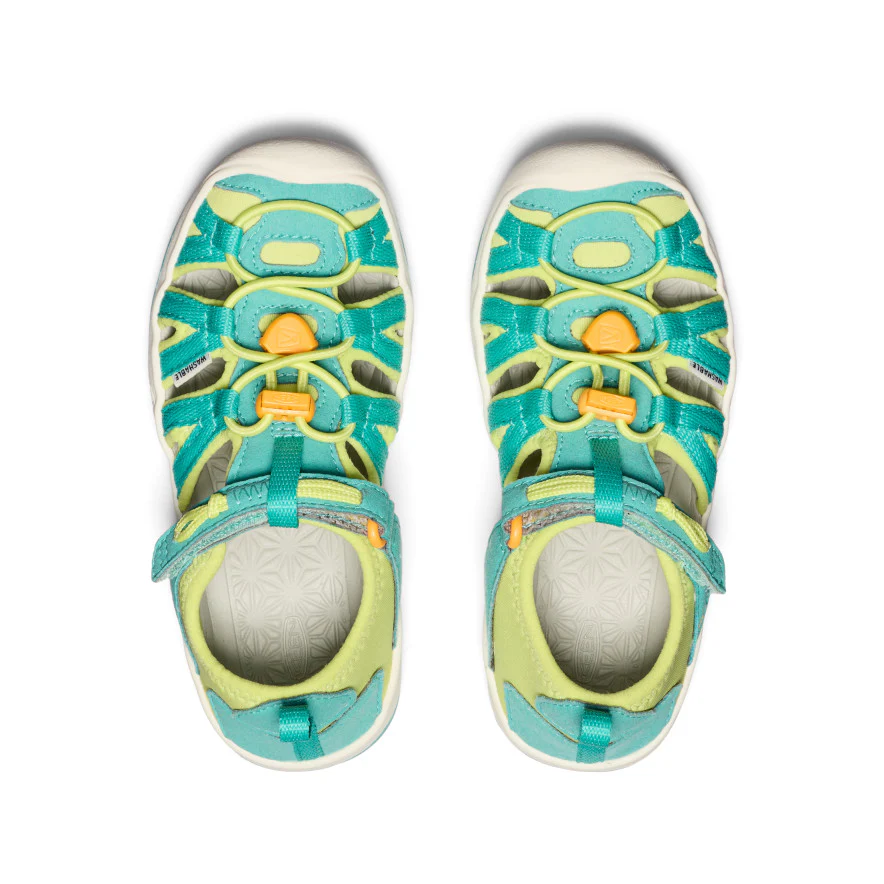 Little Kids' Moxie Sandal  |  Bright Aqua/Bright Marigold