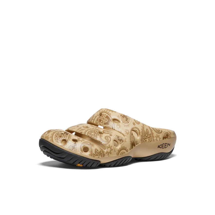 Men's Yogui Arts Clog x T.H.C.  |  Caffe Latte Paisley