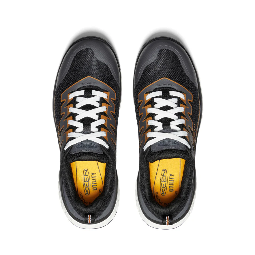 Men's Arvada Work Sneaker (Carbon Toe)  |  Black/Curry