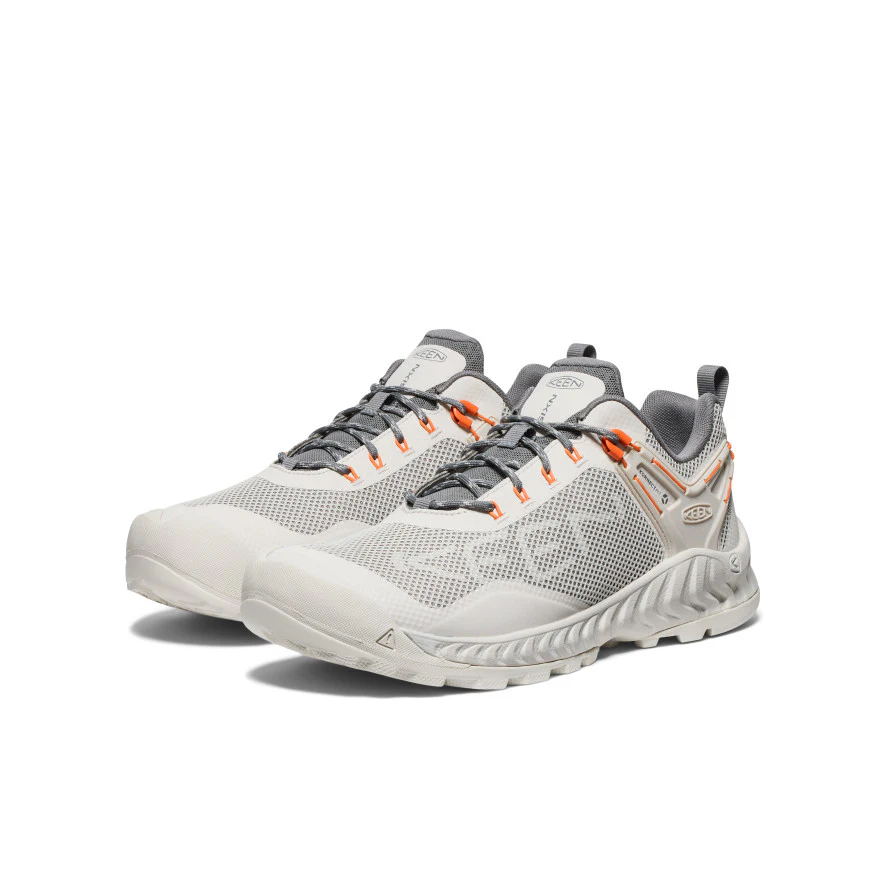 Men's NXIS EVO Waterproof Shoe  |  Silver Lining/Scarlet Ibis