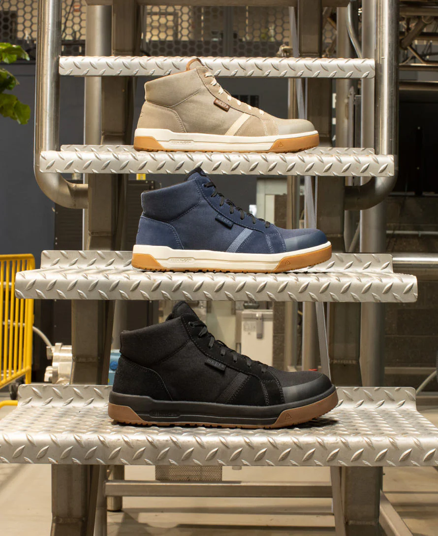 Men's Kenton Mid Work Shoe (Carbon Toe)  |  Naval Academy/Gum