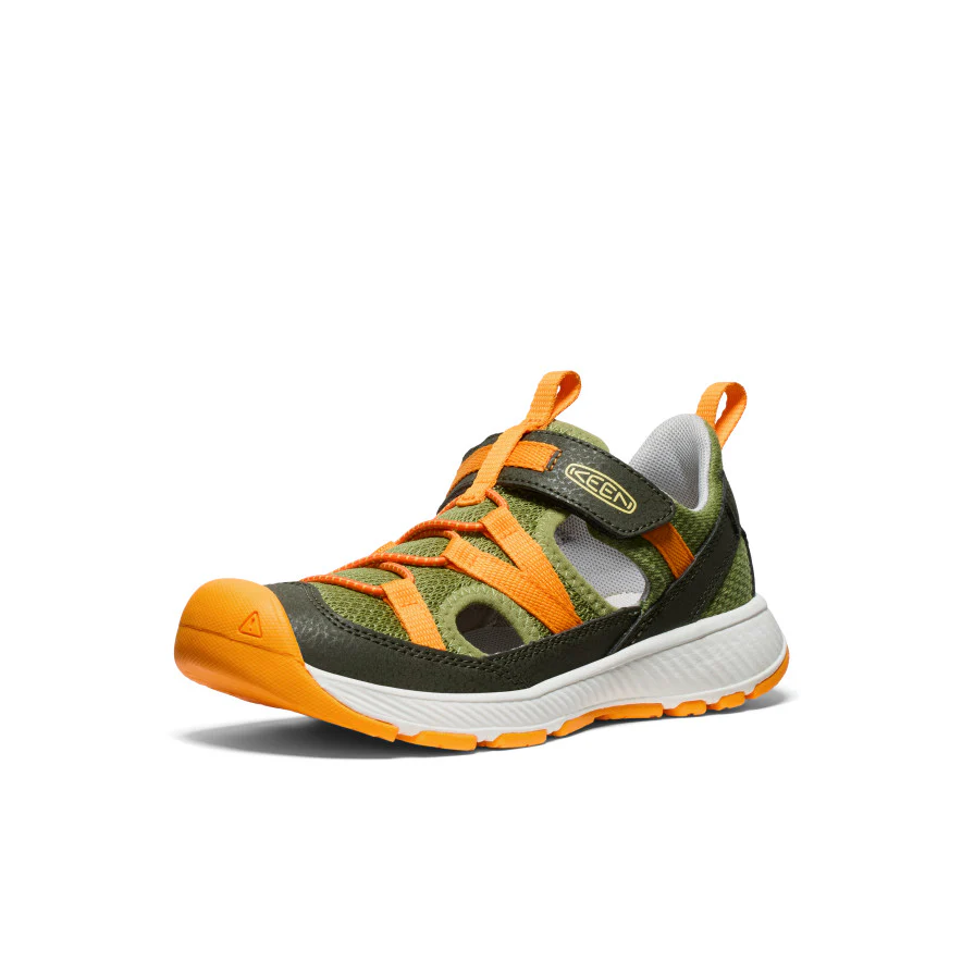 Big Kids' Motozoa Sandal  |  Forest Night/Bright Marigold