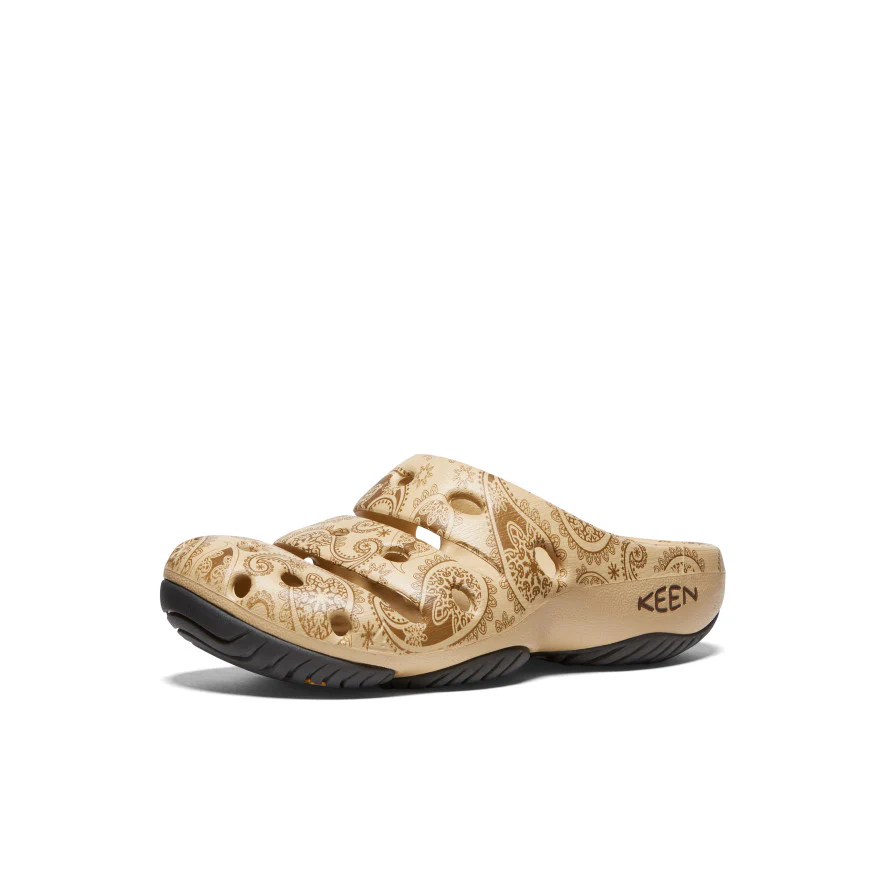 Women's Yogui Arts Clog x THC  |  Caffe Latte Paisley