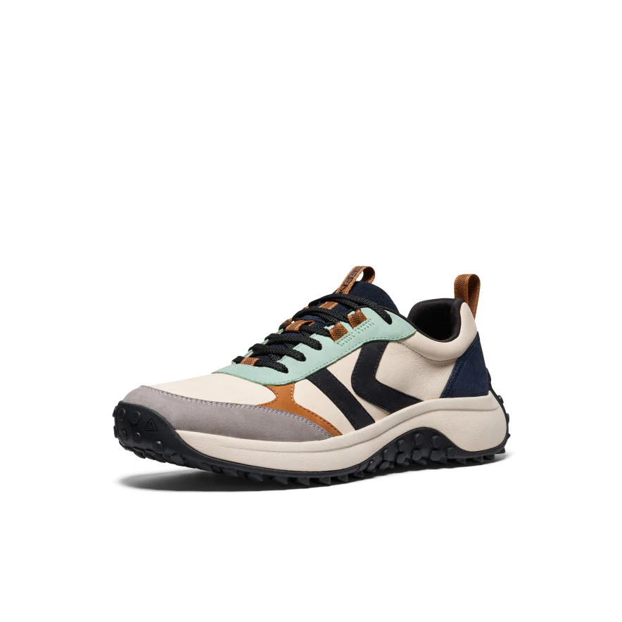 Men's KS86 Leather Sneaker  |  Granite Green/Curry