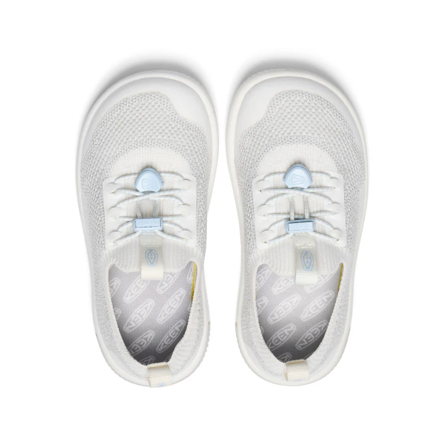 Little Kids' KNX Knit Sneaker  |  Star White/Skyway