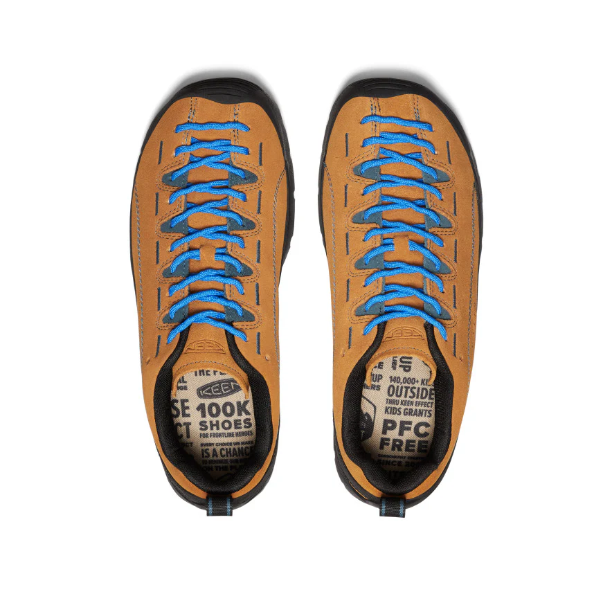 Men's Jasper Suede Sneakers  |  Cathay Spice/Orion Blue