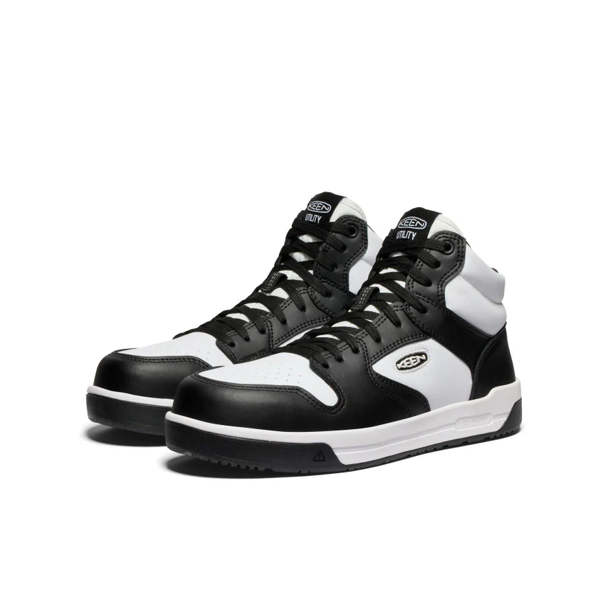 Men's Overton Mid Work Shoe (Carbon Toe)  |  Star White/Black