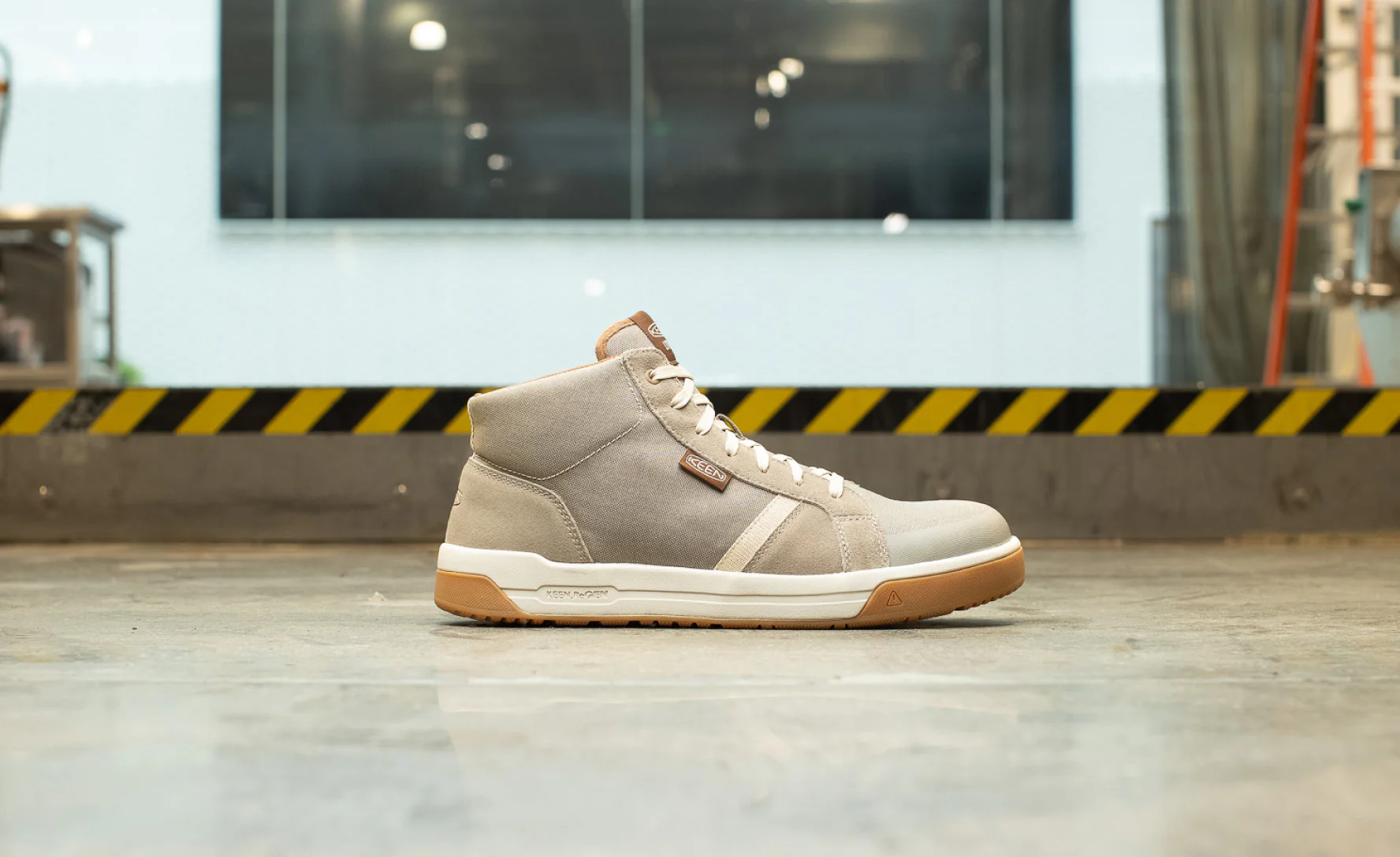 Men's Kenton Mid Work Shoe (Carbon Toe)  |  Brindle/Gum