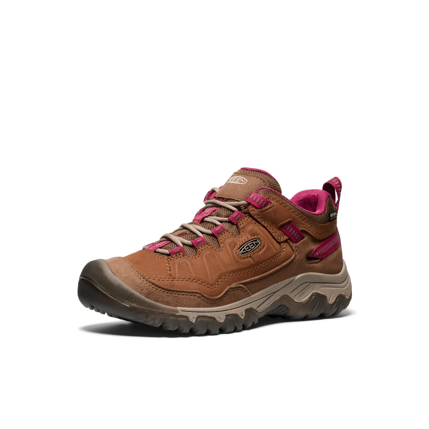 Women's Targhee IV Waterproof Hiking Shoe  |  Bison/Beaujolais