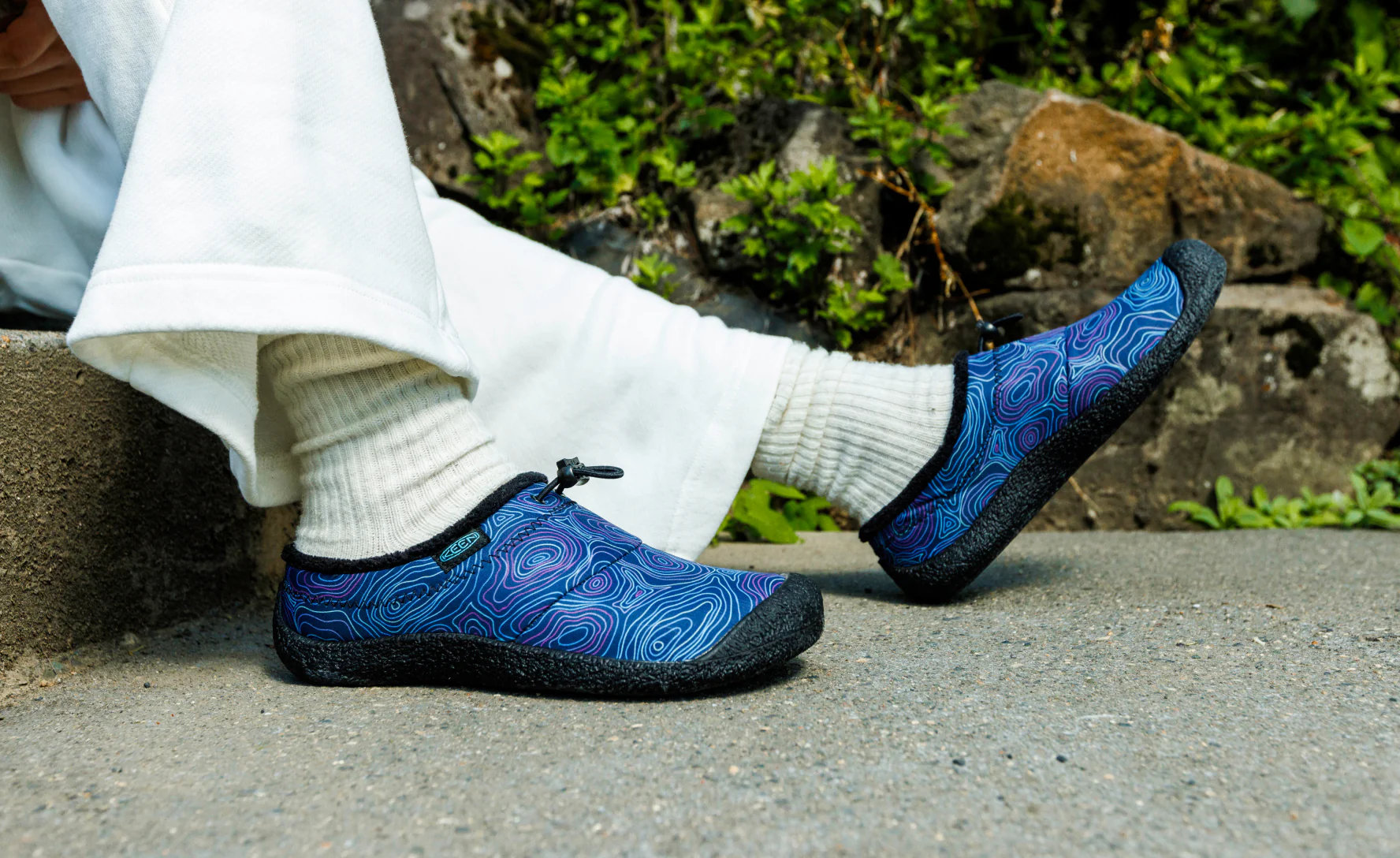 Women's Howser III Slide  |  Black/Blue Atoll