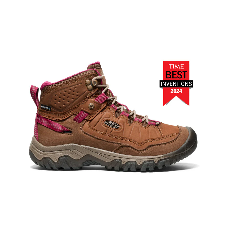Women's Targhee IV Waterproof Hiking Boot  |  Bison/Beaujolais