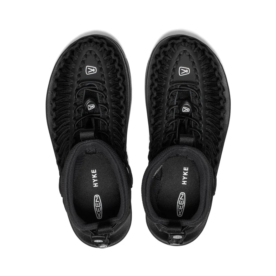 Women's UNEEK High Top x HYKE  |  HYKE Black