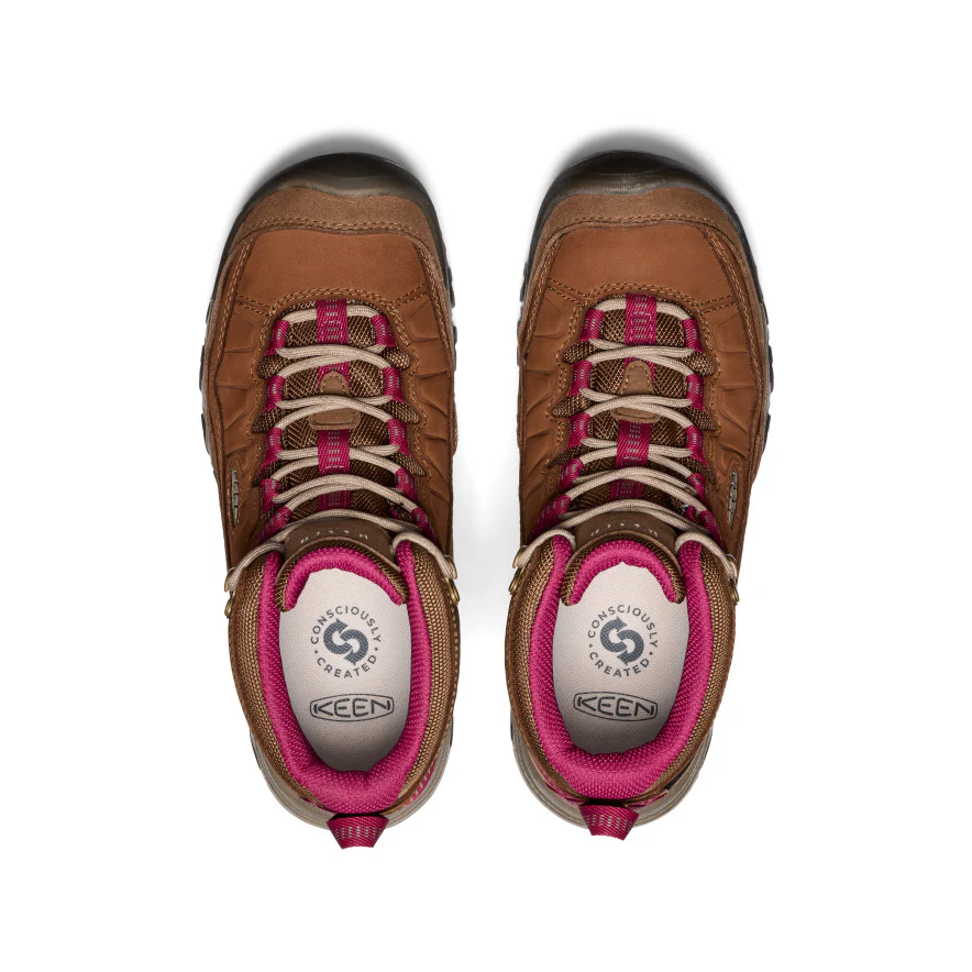 Women's Targhee IV Waterproof Hiking Boot  |  Bison/Beaujolais