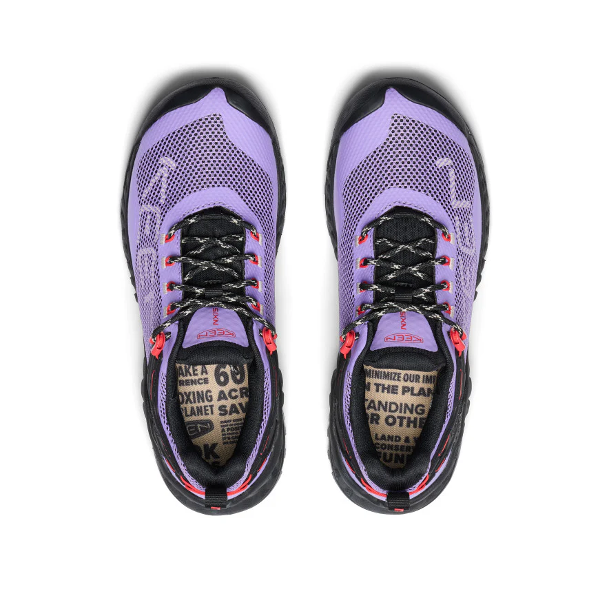 Women's NXIS EVO Waterproof Shoe  |  Paisley Purple/Poppy Red