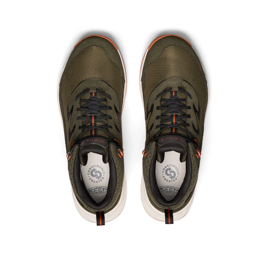 Men鈥檚 Hightrail Waterproof Hiking Boot  |  Forest Night/Gold Flame