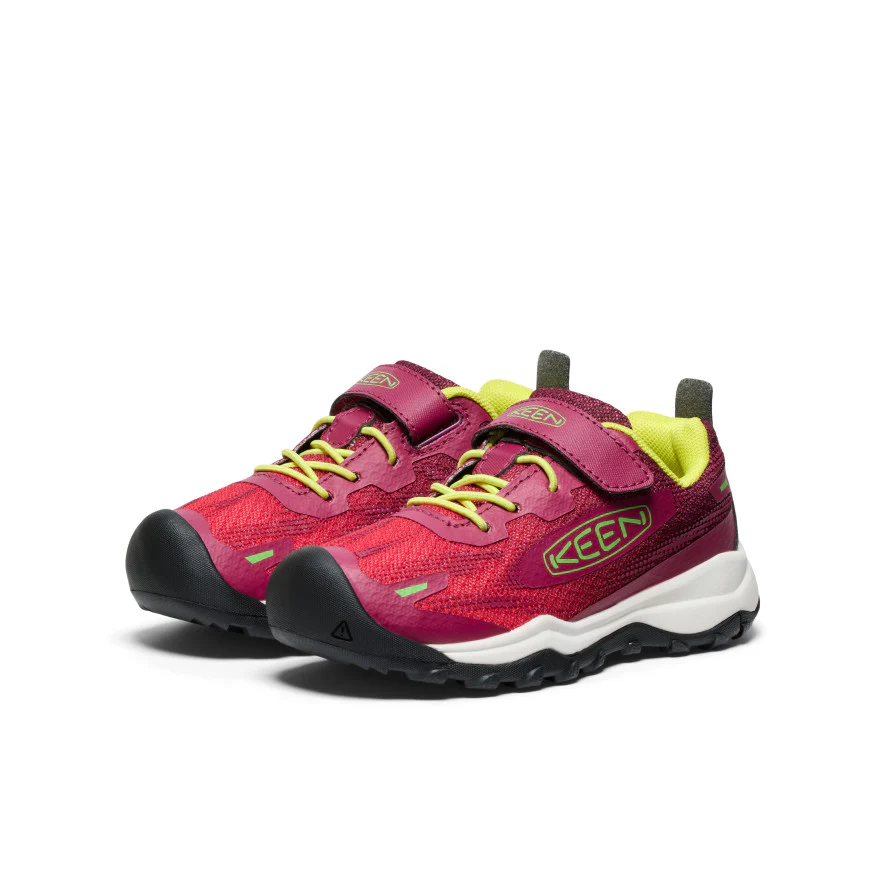 Little Kids' Wanduro Speed Hiking Shoe  |  Beaujolais/Summer Green