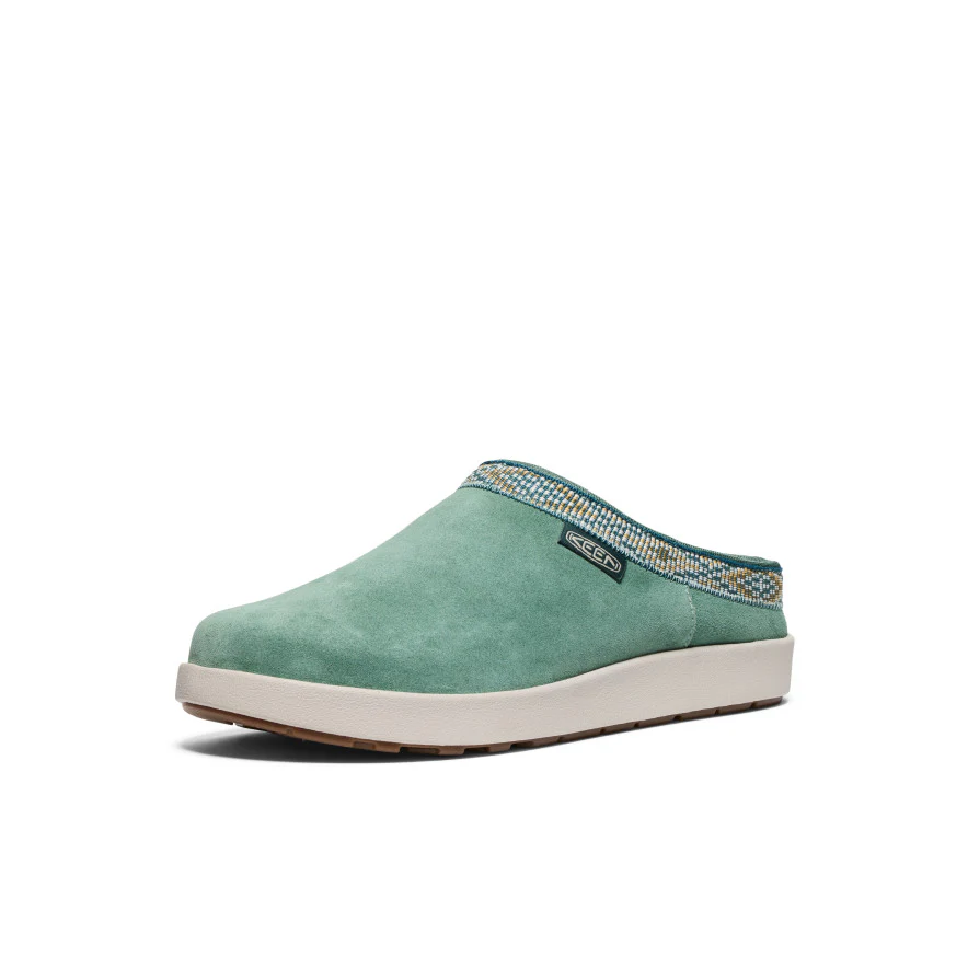 Women's Elle Suede Mule  |  Dark Forest/Birch