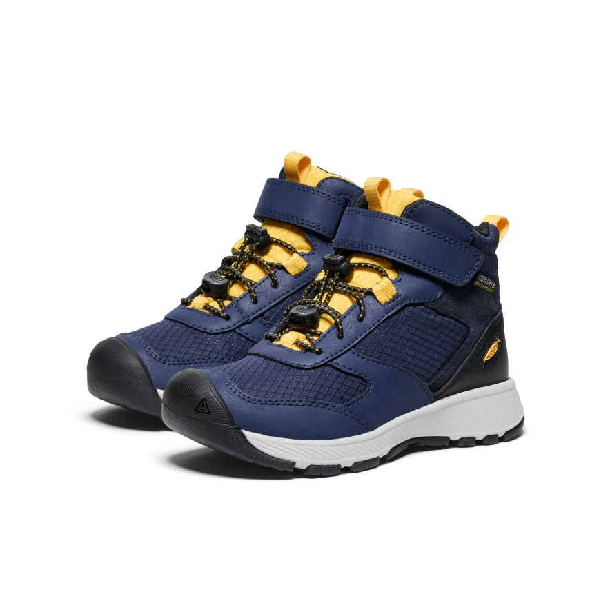 Little Kids' Skua Waterproof Boot  |  Naval Academy/Yolk Yellow
