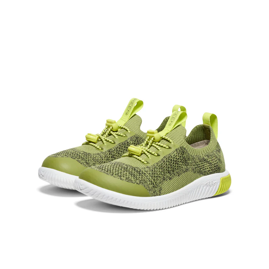 Little Kids' KNX Knit Sneaker  |  Iguana/Evening Primrose
