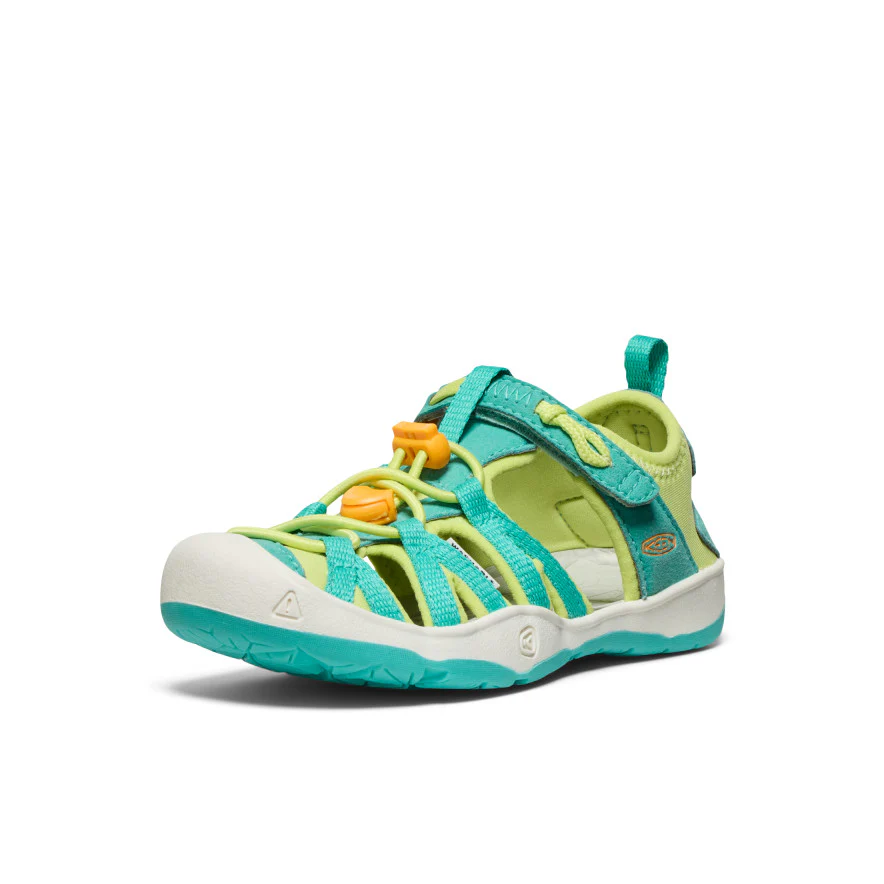 Little Kids' Moxie Sandal  |  Bright Aqua/Bright Marigold
