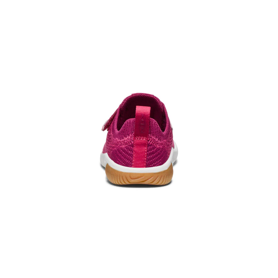 Toddlers' KNX Knit Double Strap  |  Beaujolais/Raspberry