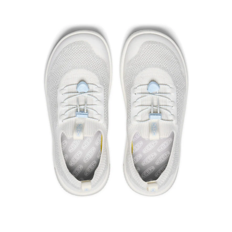Big Kids' KNX Knit Sneaker  |  Star White/Skyway