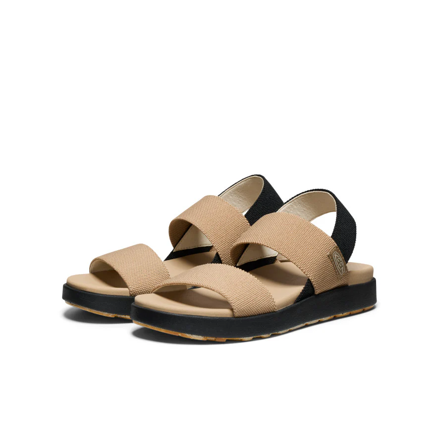 Women's Elle Backstrap Sandal  |  Cornstalk/Black