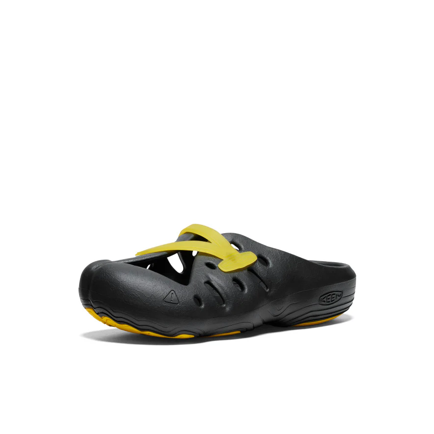 All Gender Yogeez Clog  |  Black/KEEN Yellow