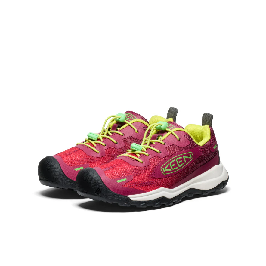 Big Kids' Wanduro Speed Hiking Shoe  |  Beaujolais/Summer Green